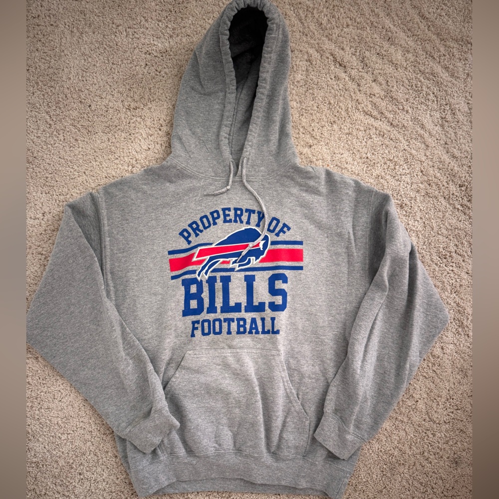 Buffalo Bills “Property Of” Hoodie - NFL Team Apparel (Men’s Medium)